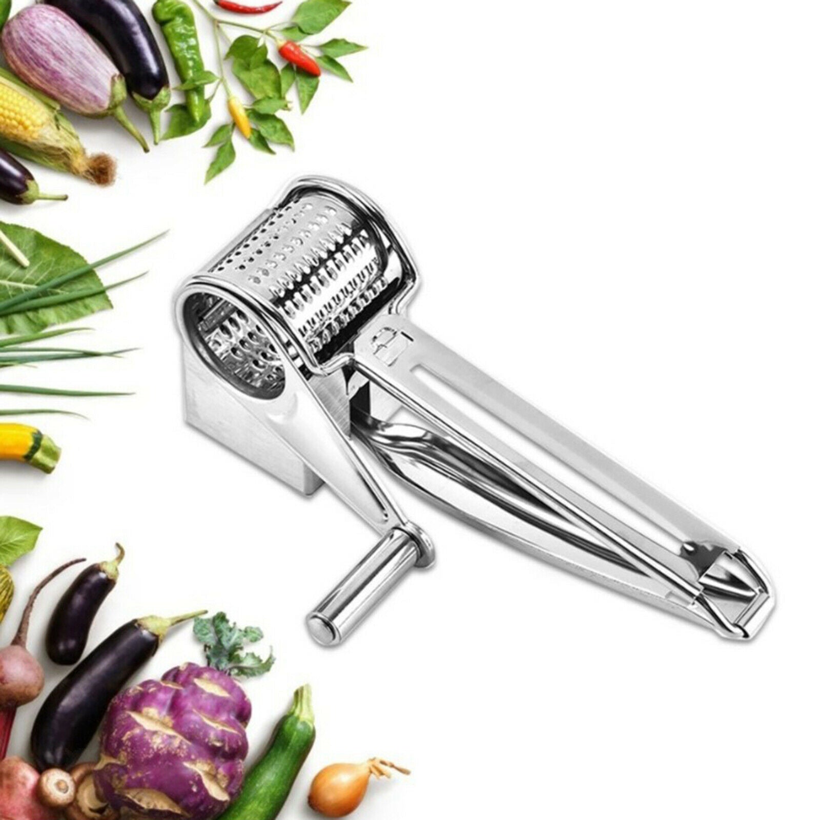 1pcs Stainless Steel Rotary Cheese Grater/Vegetable Shredder Multifunctional