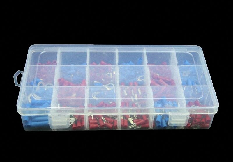 330Pcs Crimp Spade Terminal 22-10 AWG Insulated Female & Male Connector Kit [M1]