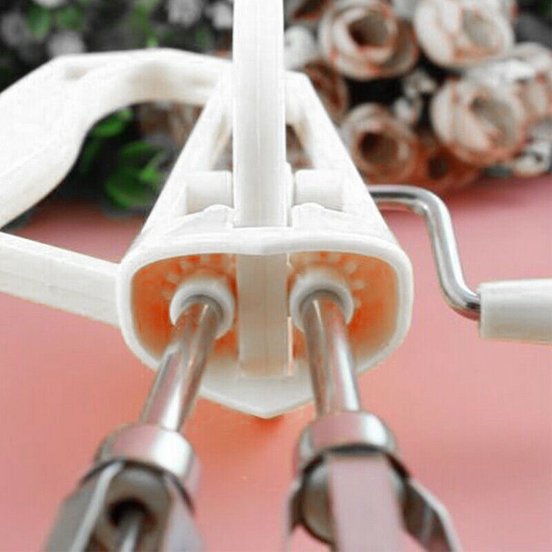 Rotary Manual Hand Whisk Egg Beater Mixer Blender Stainless Steel Kitchen ToolF5