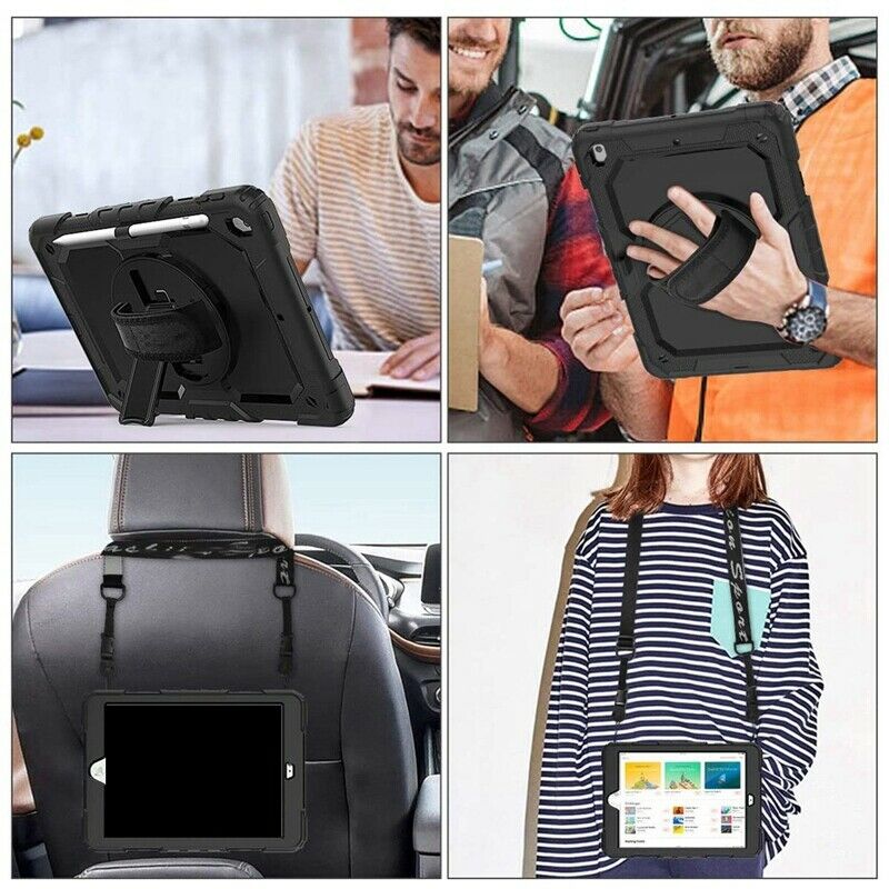 Stock Case Compatible with iPad 8Th/7Th Generation 10.2 Inch 2020/2019 (Black)G7
