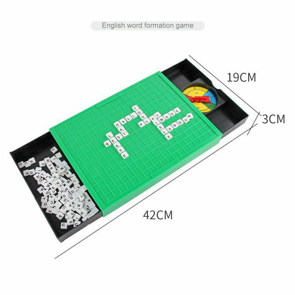 Letter Spelling Word Table Top Jigsaw Words Fun Interactive Toys Board Game