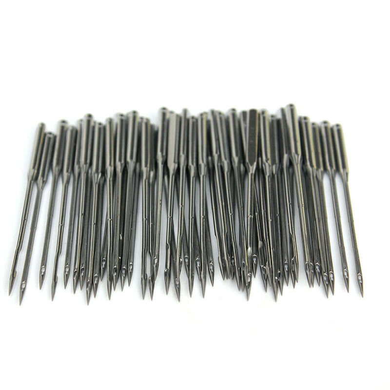 50Pcs Home Sewing Machine Needles 11/75,12/80,14/90,16/100,18/110 For Singer