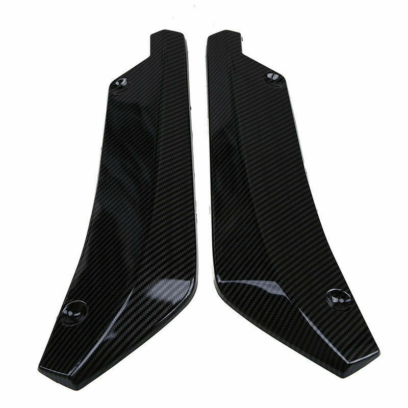 Fit Bmw  E92 E93 328i 335i Rear Bumper Splitter Lip Protector Carbon Fiber Style