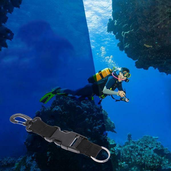 4X Scuba Diving Lanyard Spearfishing Strap BCD Flashlight Holder Accessories
