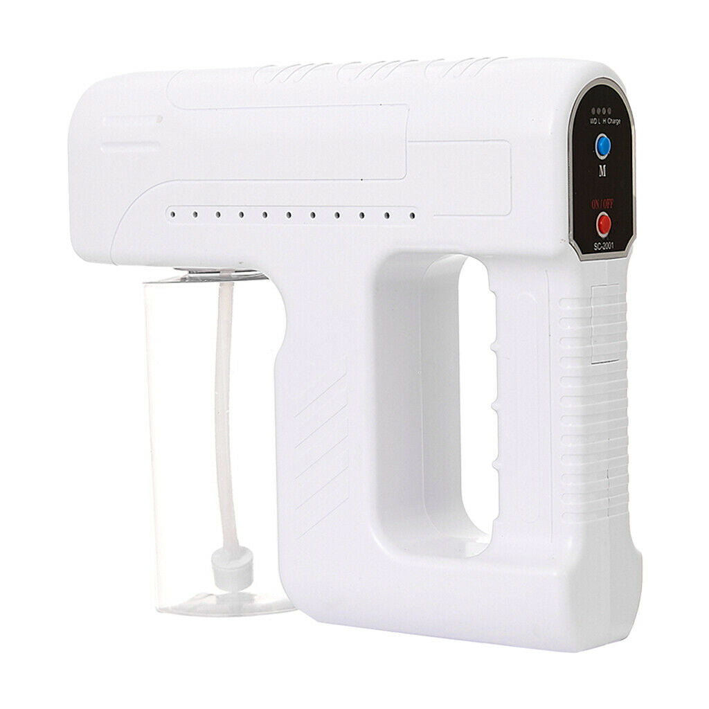 Blue Light Nano Sanitizer Spray Disinfectant Sprayer Gun Fogger Rechargeable