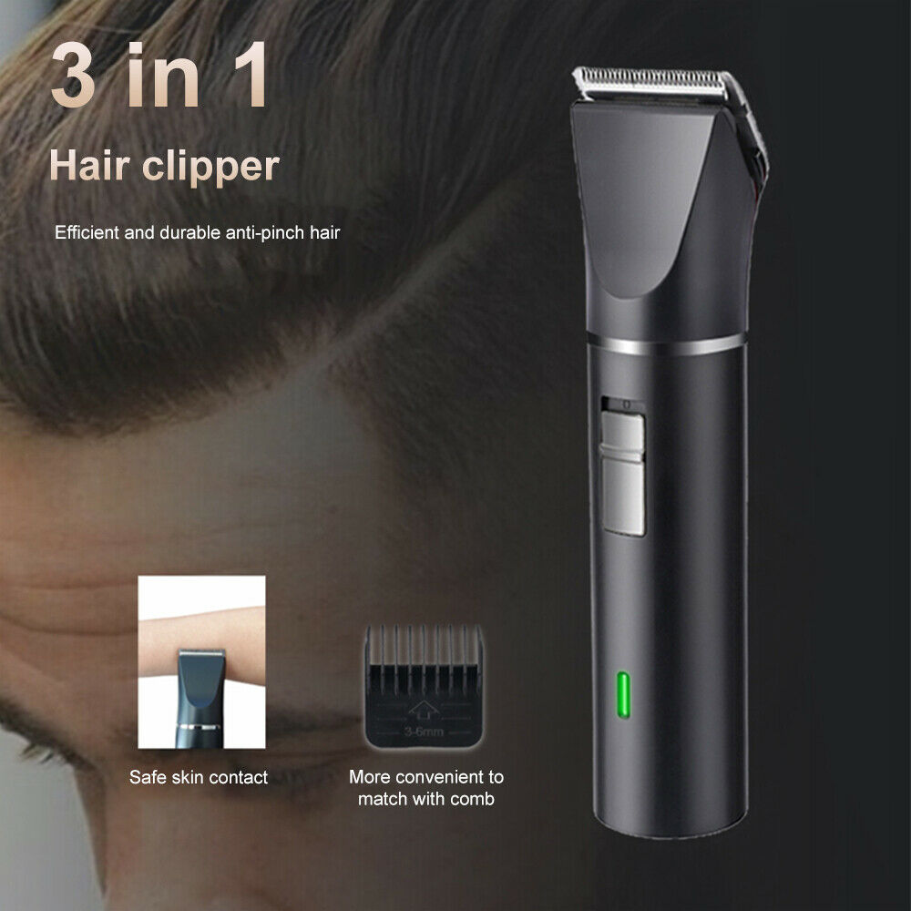 Men's Electric Shaver Trimmer Razor Rechargeable Hair Beard Nose Shaving Tool