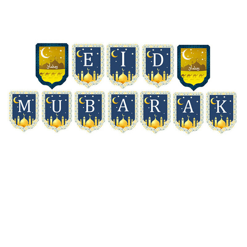 Eid Mubarak Banner Ramadan Mubarak Muslim Banner Party Suppli.l8