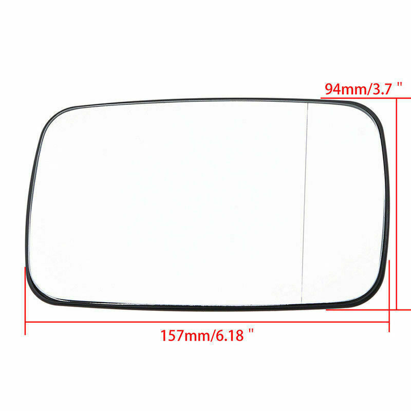 Right Driver Side Mirror Heated Blue Glass Fit BMW E39 E46 323i 328i 325xi Sedan