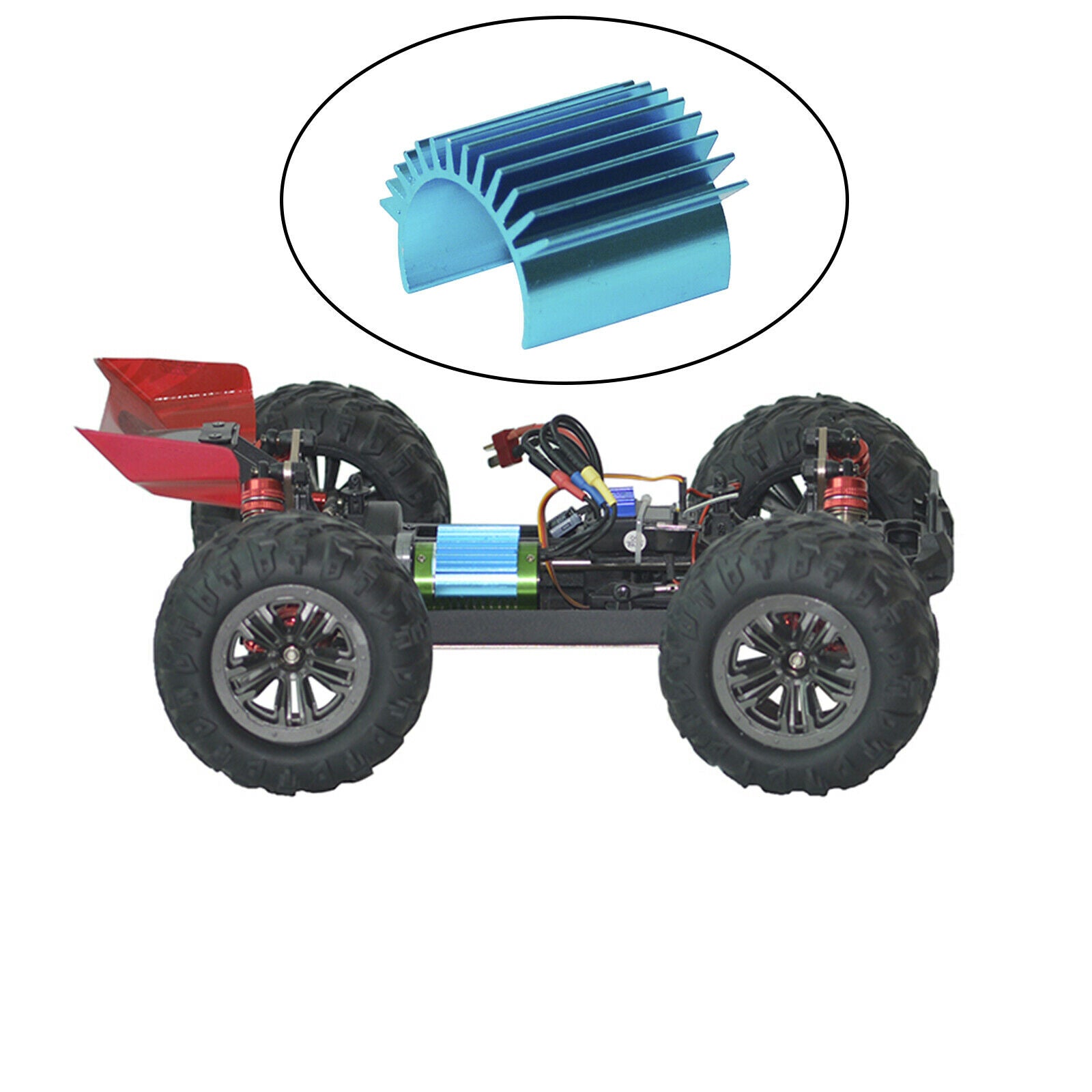 Aluminum Motor Heat Sink for XLH Q901 Q902 Q903 X-03A X-05A F17 RC Car