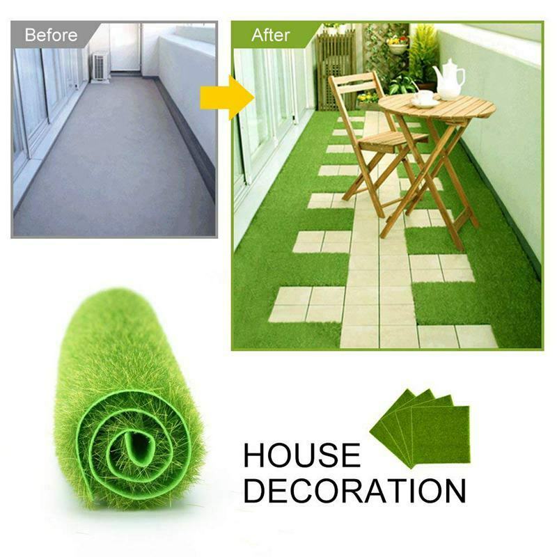 Grass artificial turf carpet for indoor and outdoor turf Synthetic green grassO8