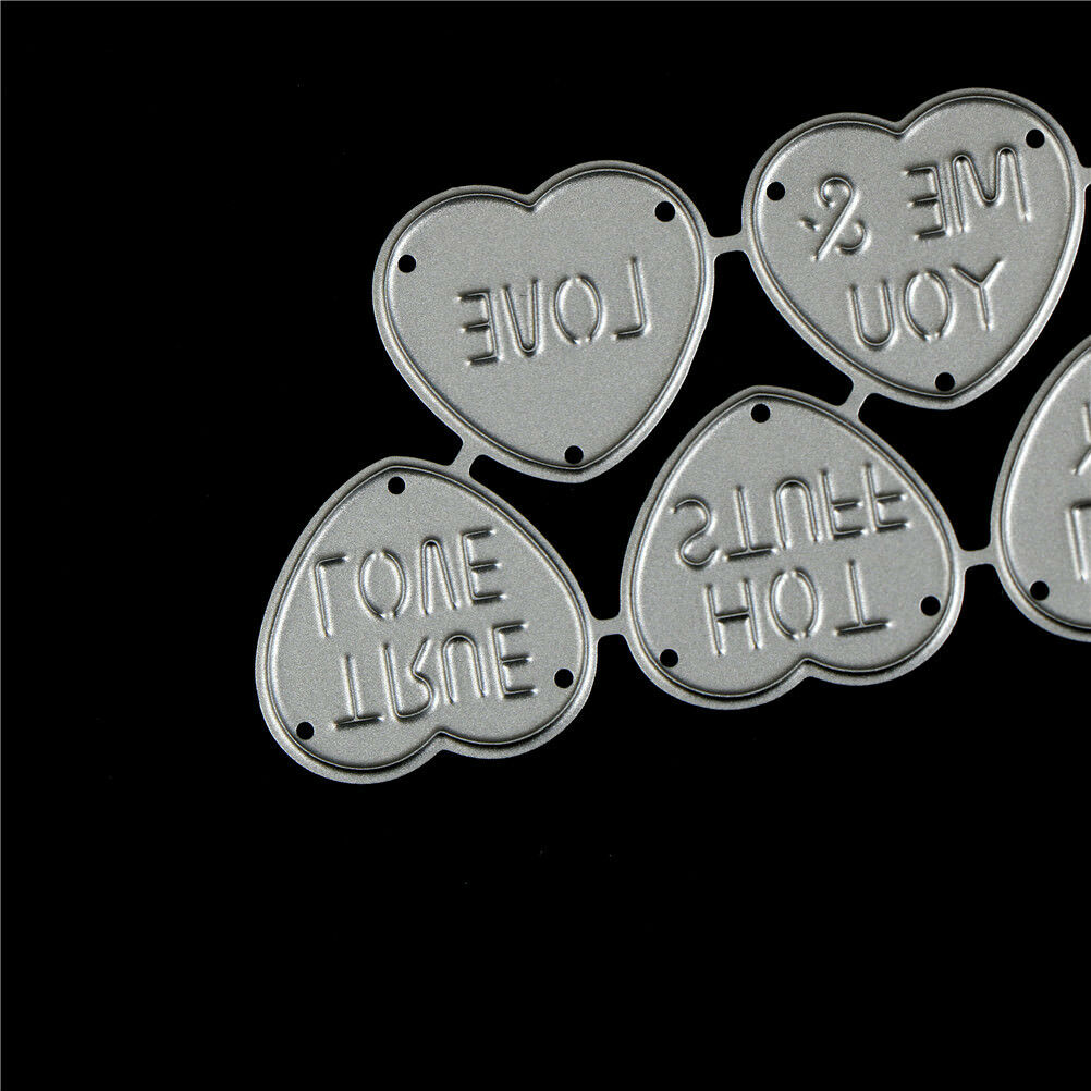 8Pcs Love Design Metal Cutting Die For DIY Scrapbooking Album Paper Ca.l8