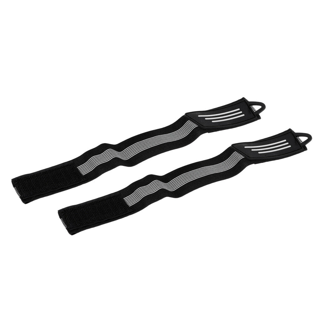 4 Pairs Cycling Reflective Ankle Leg Bind Bandage Pant Band Strap Rider Gear