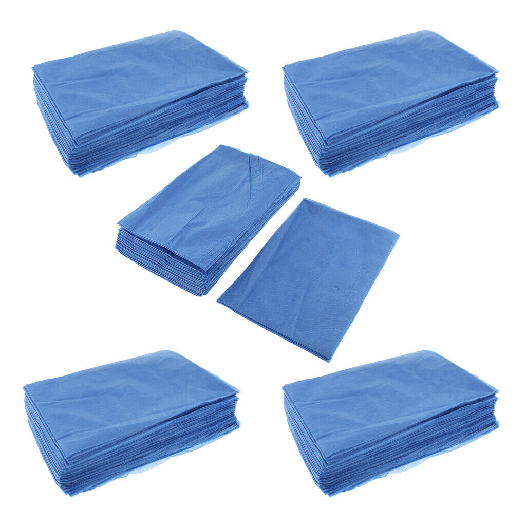 Lots 100 Disposable Non-Woven Bed Cover Massage Table Paper Sheet Breathable