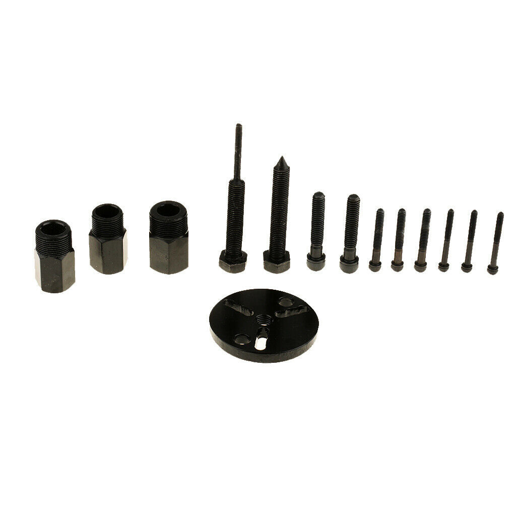 14 Pieces Car Air Conditioner A/C Compressor Clutch Puller Remover Tool Kit