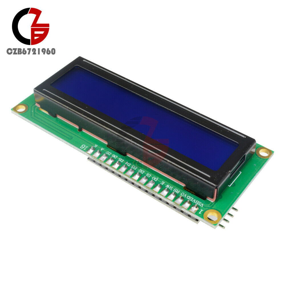 2PCS 1602 16X2 LCD Module IIC/I2C/TWI/SPI Serial Interface Blue LCD Display