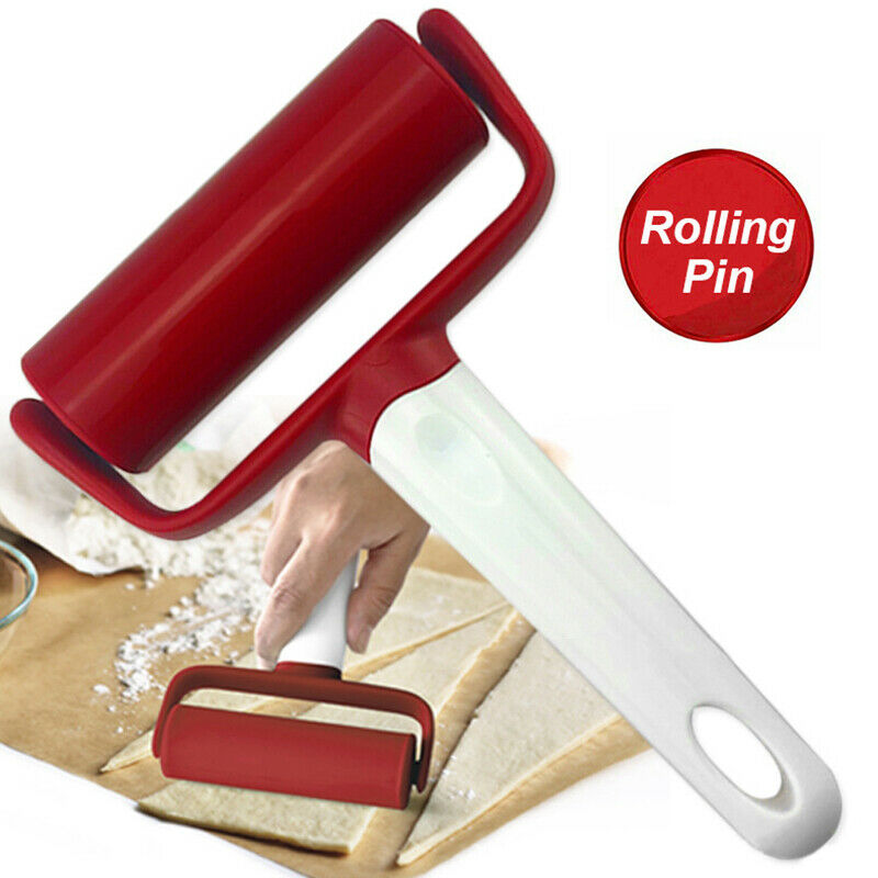 Rolling Pin Scroll Wheel Dough Roller Eco-Friendly Plastic Pastry Rol HoJ FT