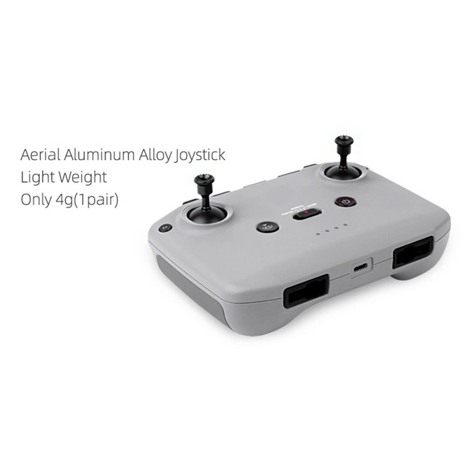 1Pair Remote Controller Stick Joystick for DJI Mavic Air 2 / 2S/Mini 2 black