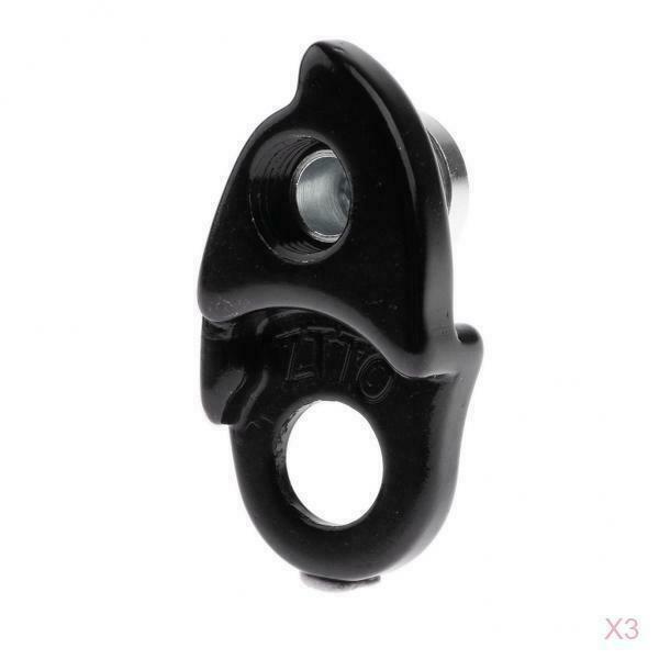 3 Pieces Aluminum Rear Derailleur Hanger Extension Convertor Gear Tail Hook