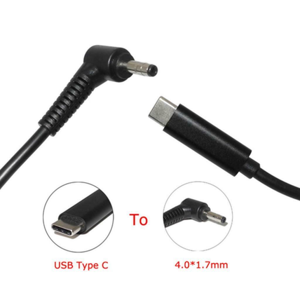 4017 Male To Type-C With PD Chip Laptop Adapter Power Charger Connector