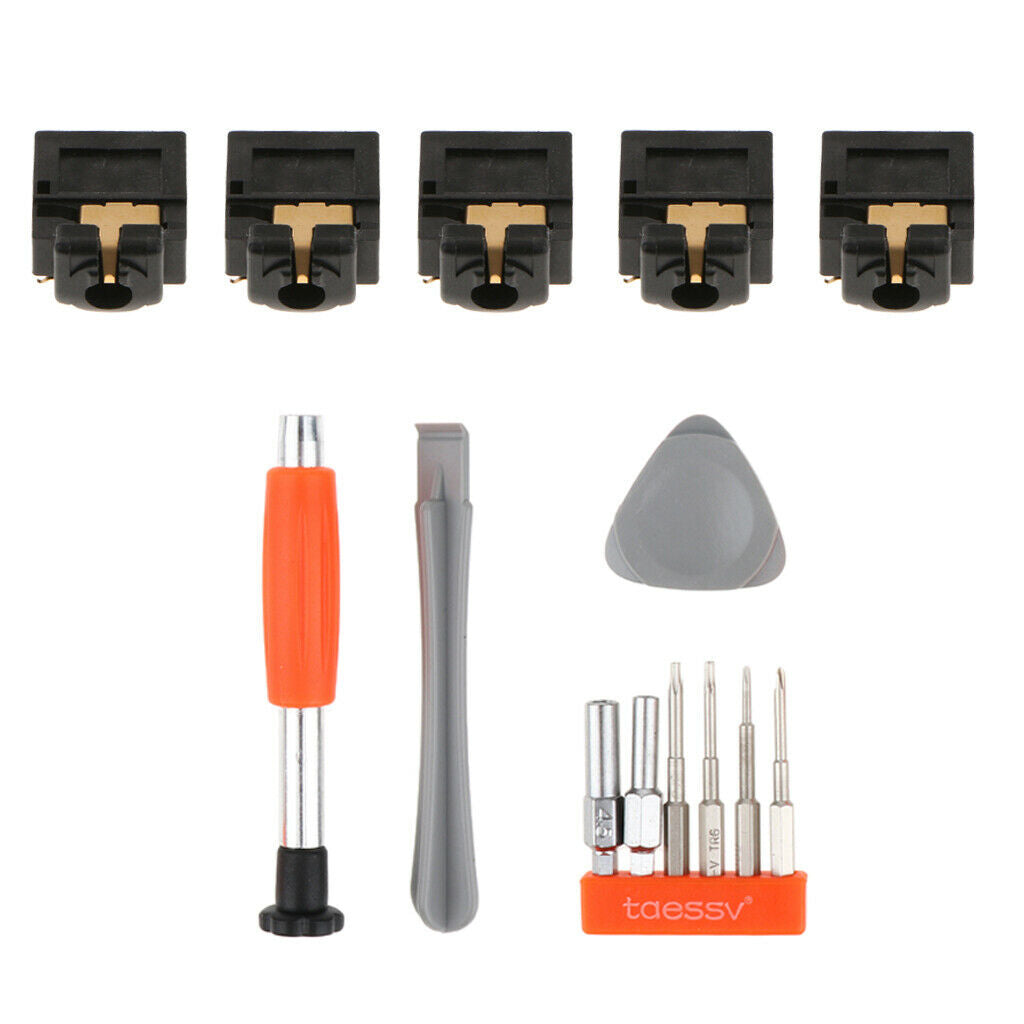 5X Replacement 3.5mm Audio Port for   one + Screwdriver Open Repair Tool