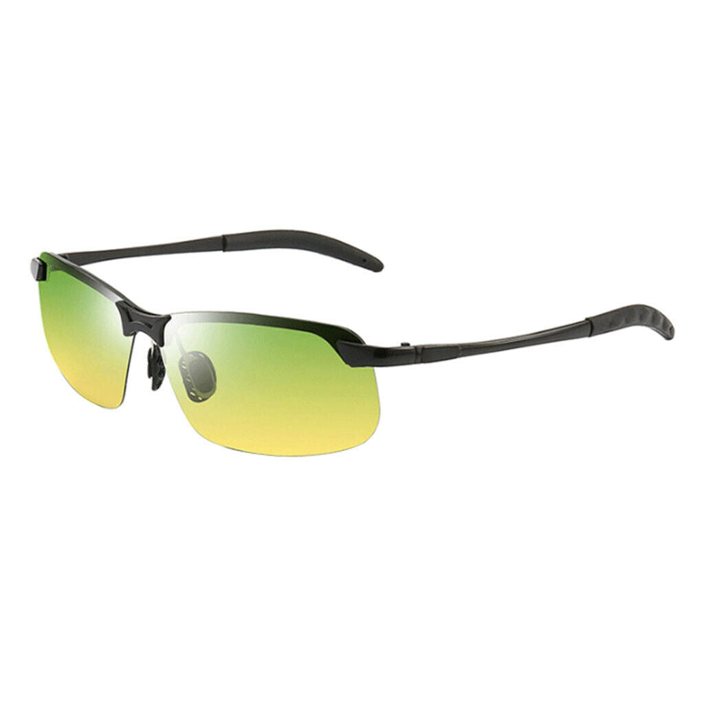 2X Polarized Sunglasses Men Driving UV400 Glasses  Day And Night Vision