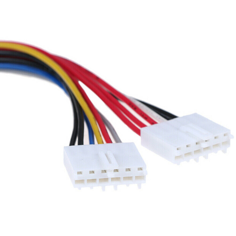 20P ATX To 2 Port 6Pin AT PSU Converter Power Cable For Computer 286 386 .l8