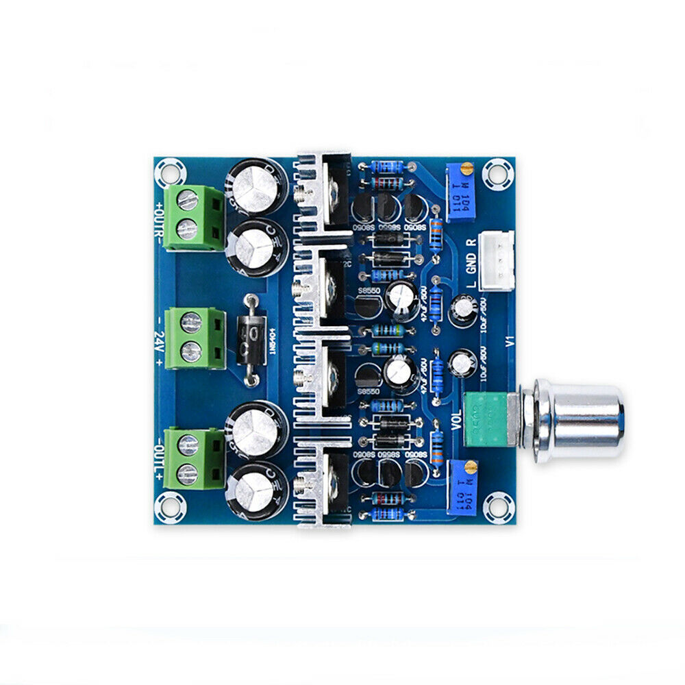 15W+15W Class A Power Amplifier Board Soft Tone Low Power Supply DC24V