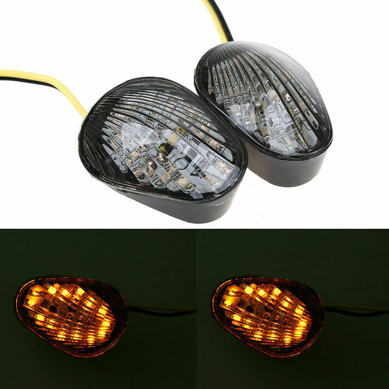 Plastic LED Turn Signal Lights Indicator Lamp For Yamaha YZF R1 YZFR6 YZF-R6S