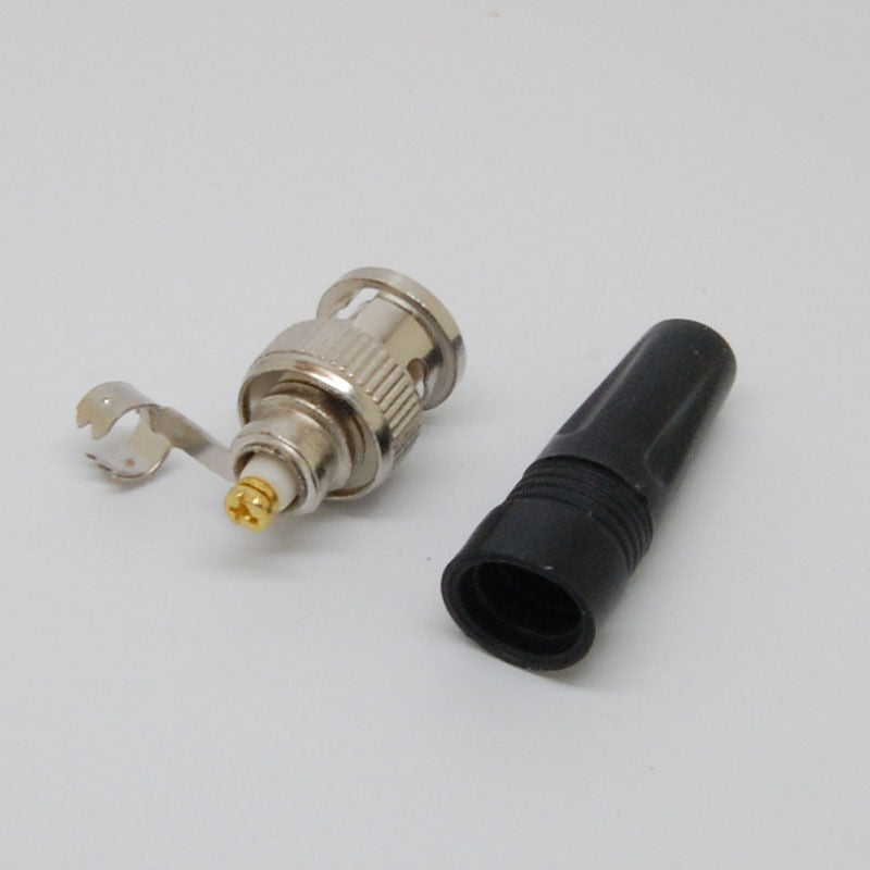 New Rubber BNC Q9 Right Angle Jack Socket Adapter Cable Connector CCTV Adaptor t