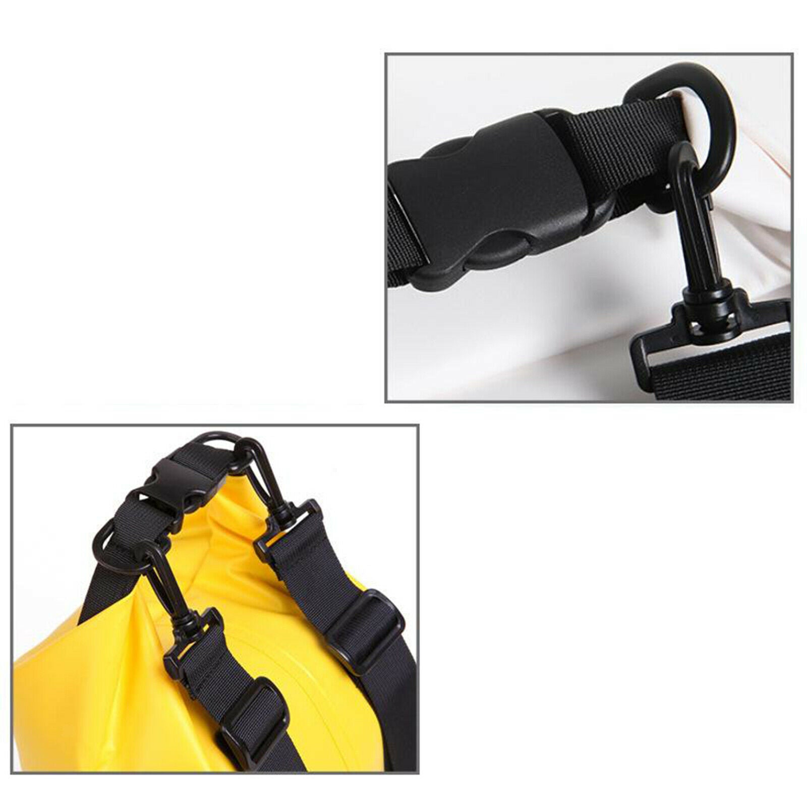 Waterproof Dry Bag Backpack Camping Boating Kayaking Roll Top Sack Pack 5L