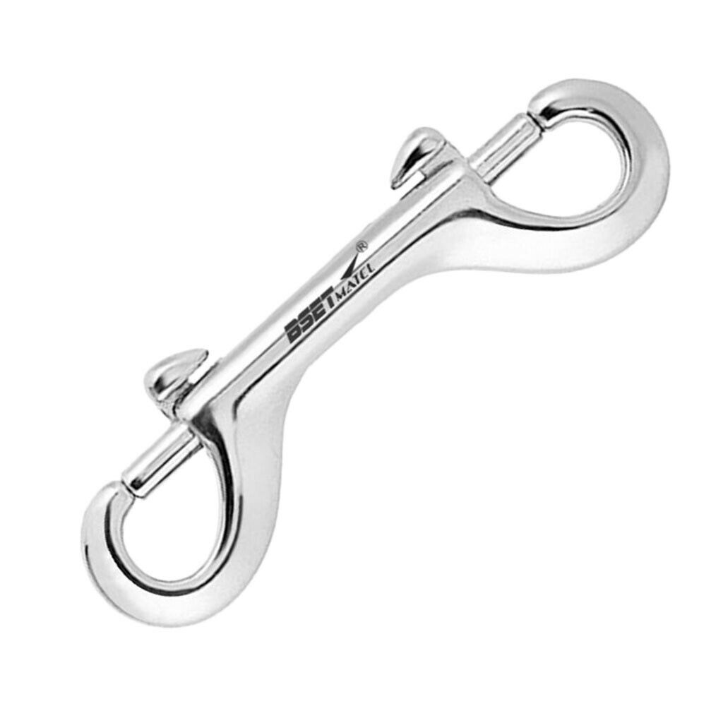 100mm Double Dual Ended Bolt Snap Hook Diving Marine Paddle Accs Equipment