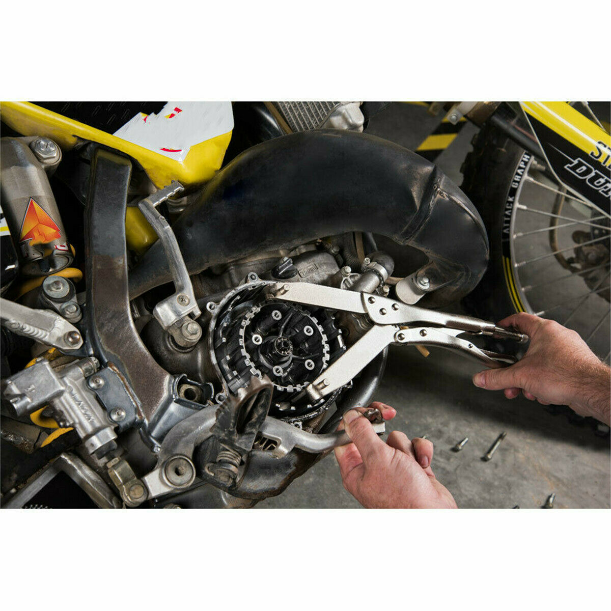 Clutch Holding Tool Motorcycle Tool Clutch Flywheel Holder Wrench Repair Removal