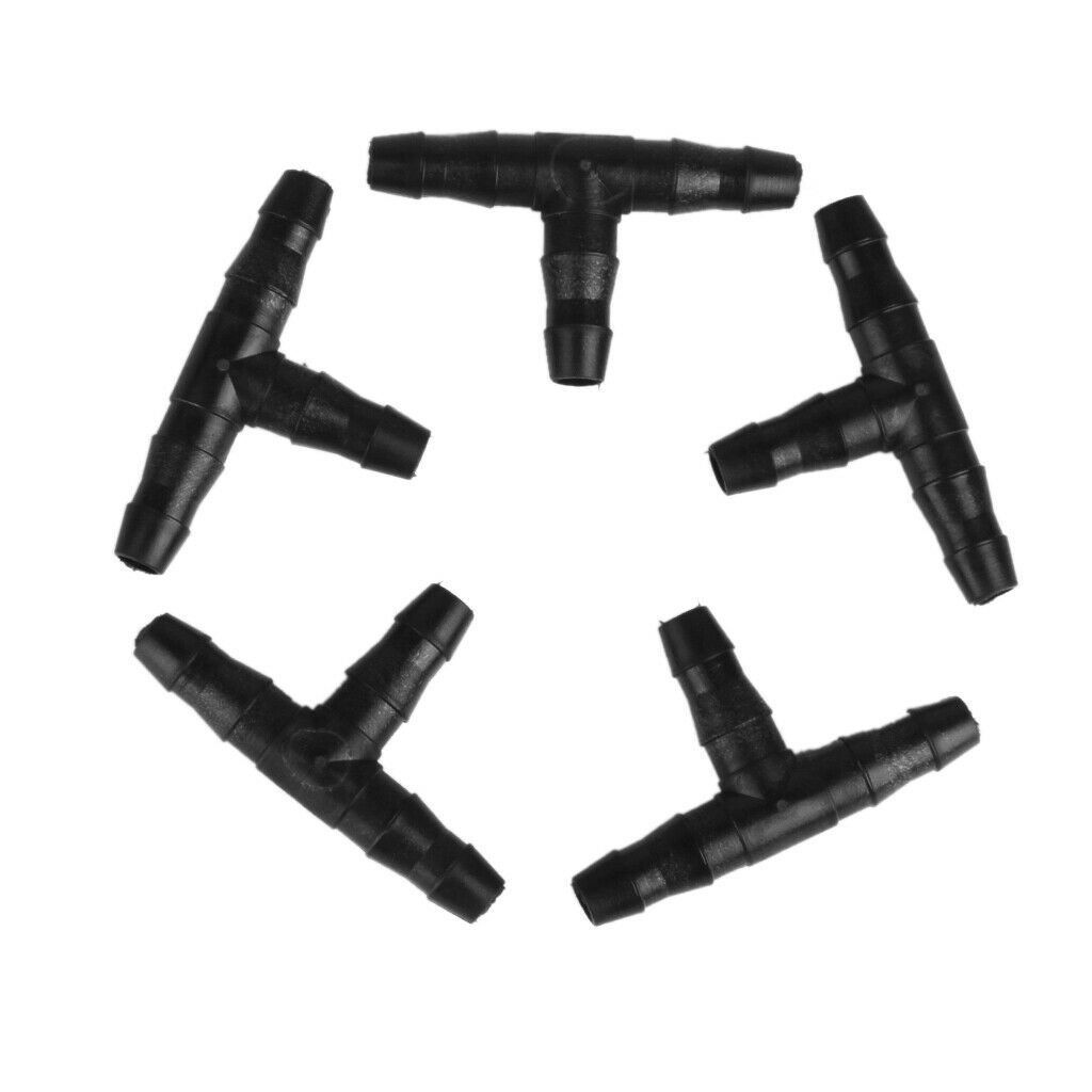 Drip Irrigation Plug Straight Pipeline Connector Three Way Irrigation Adapter