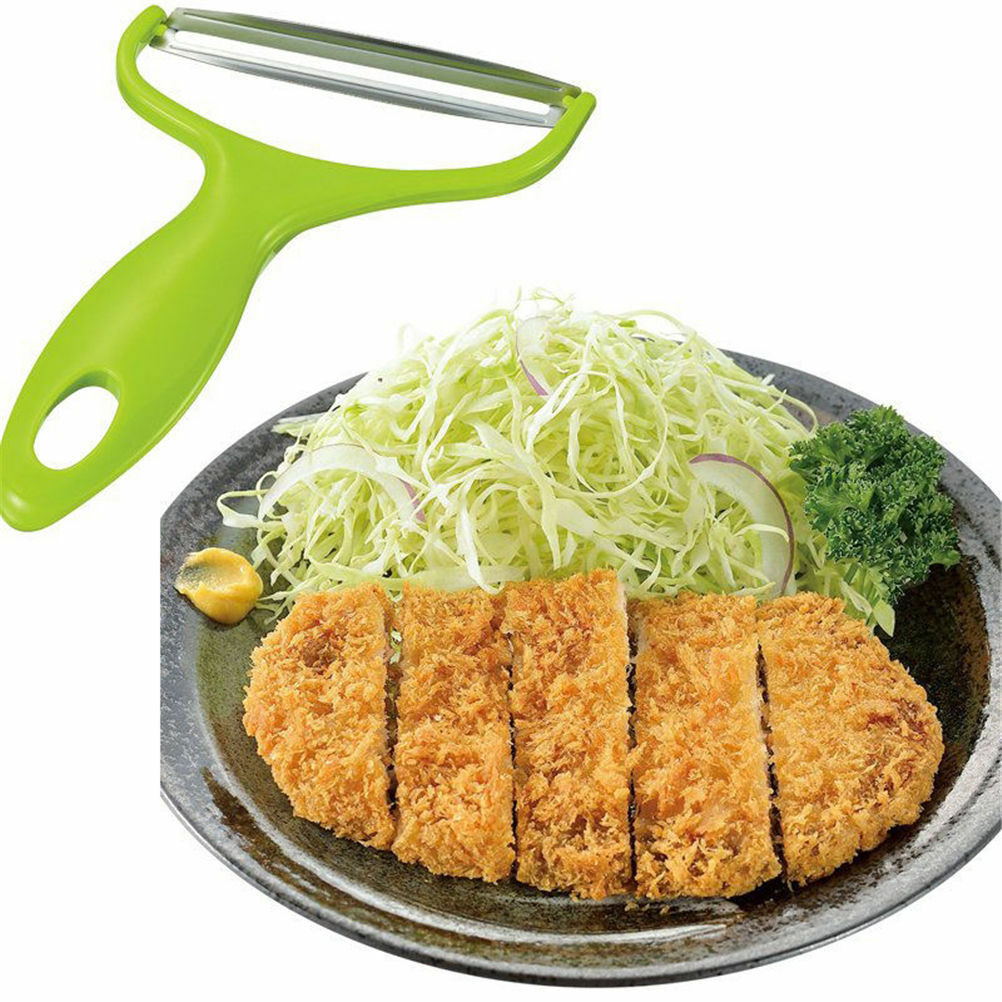 Vegetable  Fruit Peeler Cabbage Grater Cutter Slicer Stainless Steel Blade 3CBD
