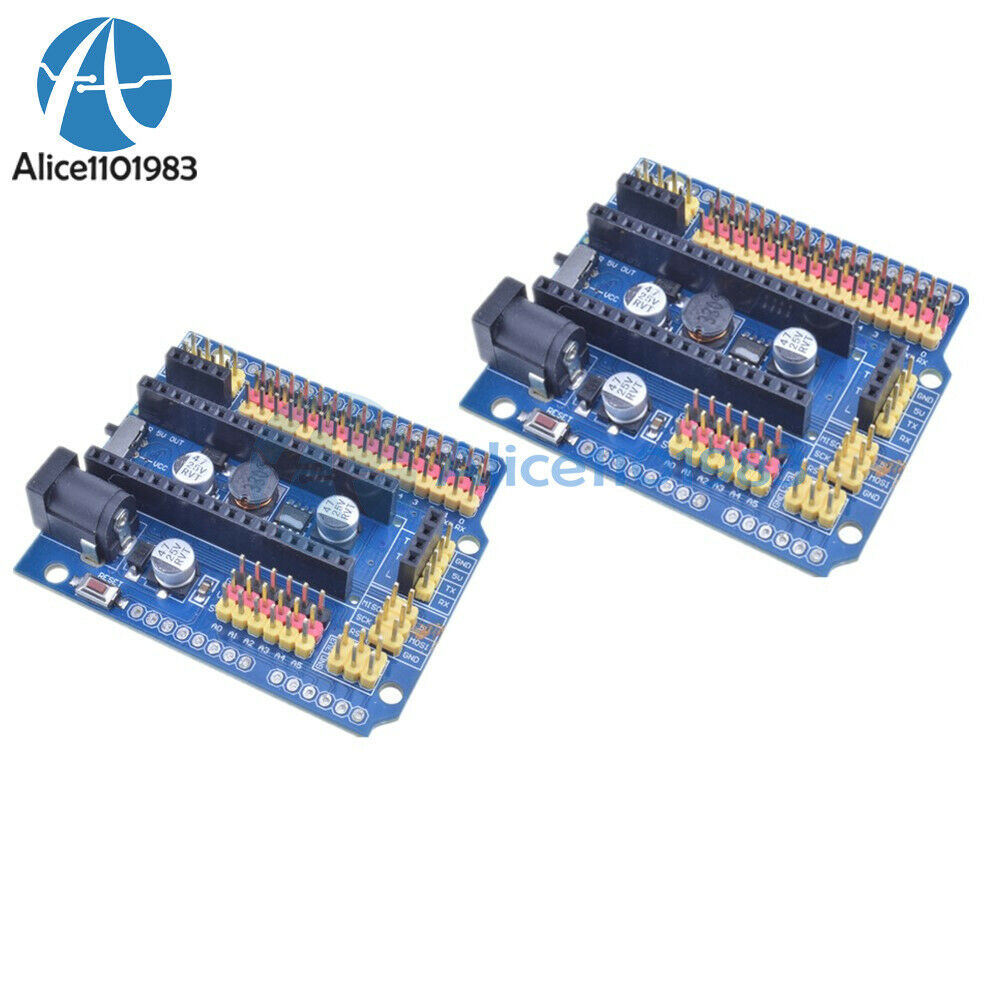2PCS Nano Expansion Board Micro PLUS Sensor Shield v3.0 I/O Uno R3 leonardo