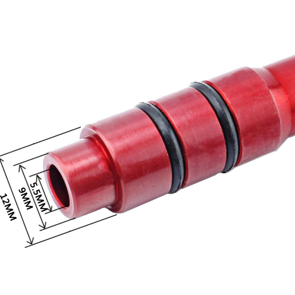 Bike 12 to 9mm Thru Axle Quick Release Hub Conversion Skewer Adapter 142 Red