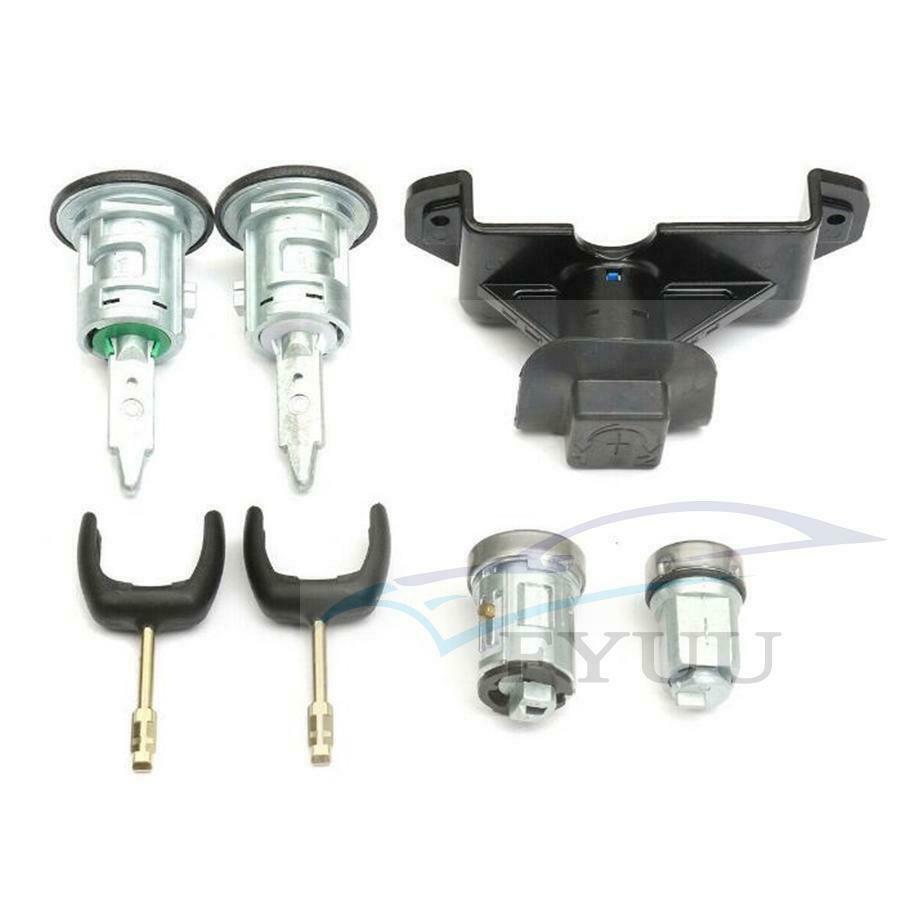 Complete Lock Set Bonnet+2 Horseshoe Door Keys 61A16D748AB For Ford Transit MK7