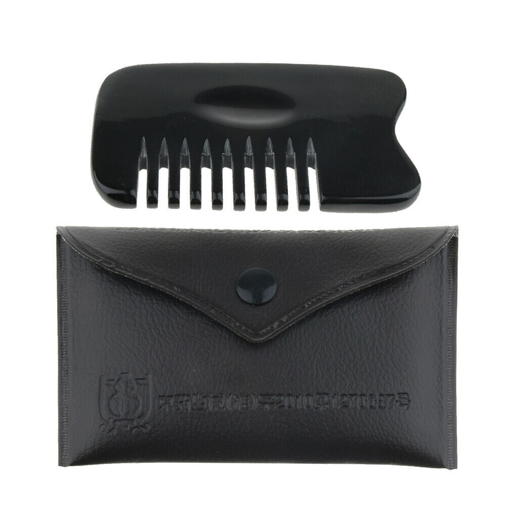 Portable Eight-Tooth Hair Comb  Guasha Scraping Tool Body Massage Comb
