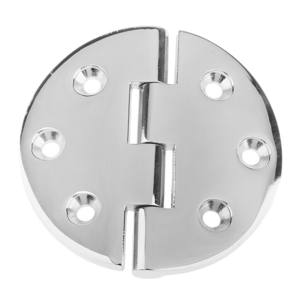 Stainless Steel 316 G Round Hinge Marine Boat Caravan Hinge 68mm Diameter
