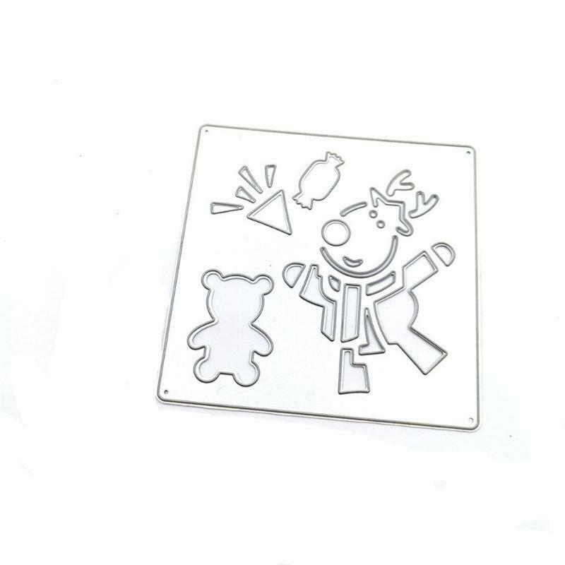 Cute Metal Cutting Dies Handmade Creative Christmas Party Favor Ornaments DIY
