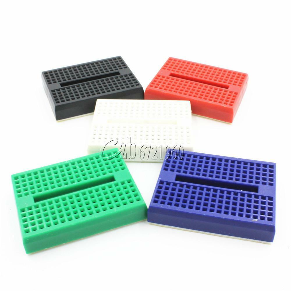 10PCS Colourful Solderless Prototype Breadboard 170 Tie-points Arduino Shield