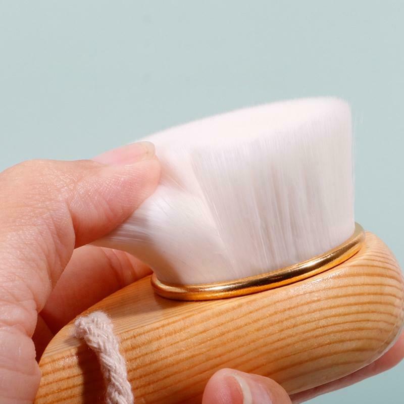 Cleansing Facial Brush Soft Bristle Face Cleaning Beauty Brushes for Women Girls