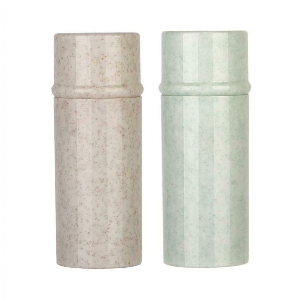 Marble Texture Stretch Powder Concealer Blush Blending Brush Pink+Blue