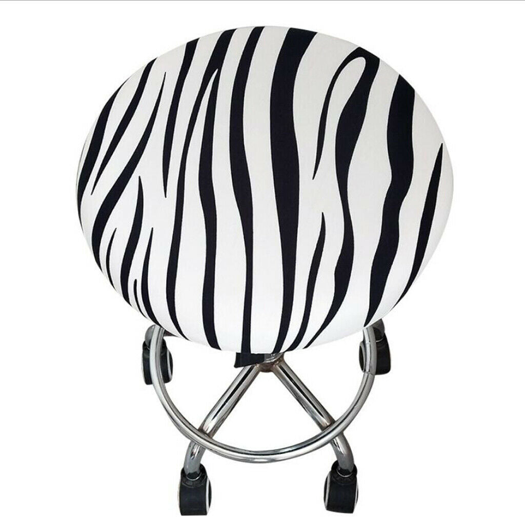 4xFashionable Bar Stool Cover Round Lift Chair Seat Sleeve Salon Style_12