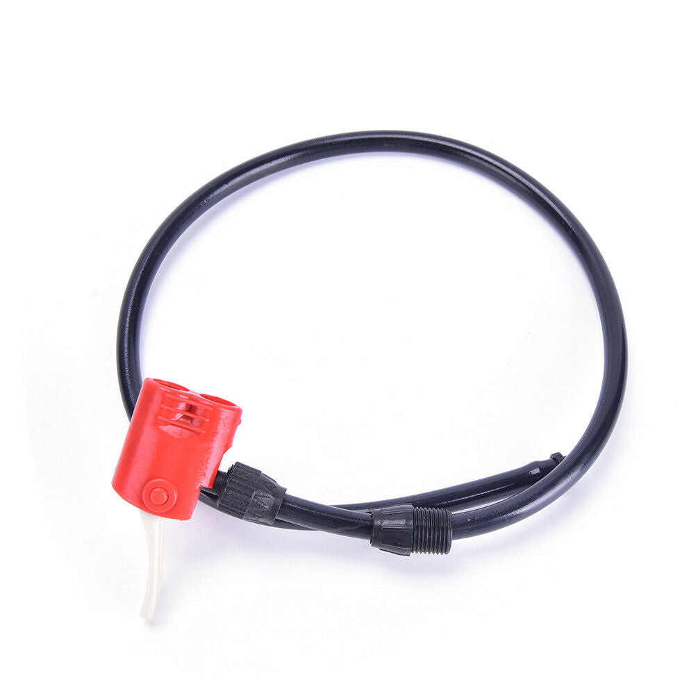 Bike Tyre Hand Air Pump Inflator Replacement Hose Tube Rubber Bicycle huSJCA