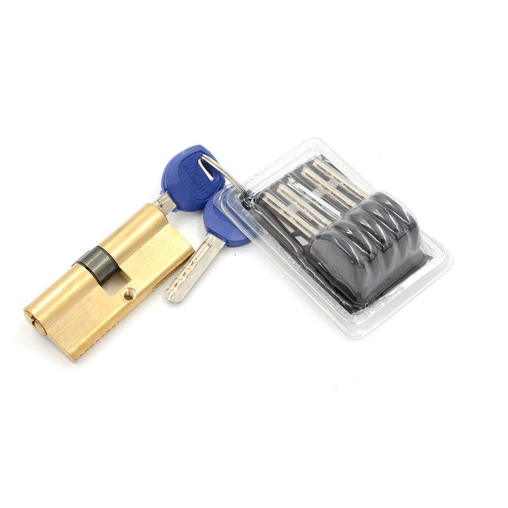 75MM 37.5/37.5 Brass KeyCylinders DoorLock Barrel High Security Anti Snap Loc Lt