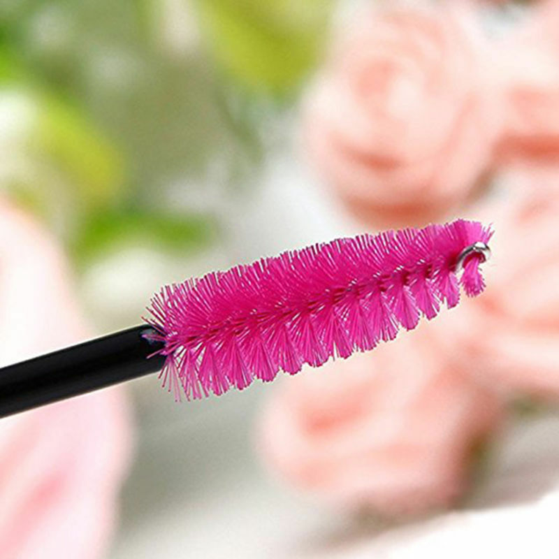 100PCS Disposable Lash Eyelash Micro Brush Mascara Wands Applicator Makeup Tool
