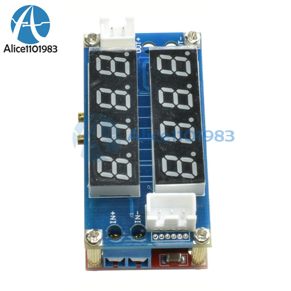 2PCS 5A Adjustable Display Step Down charge Module LED Panel Voltmeter Ammeter