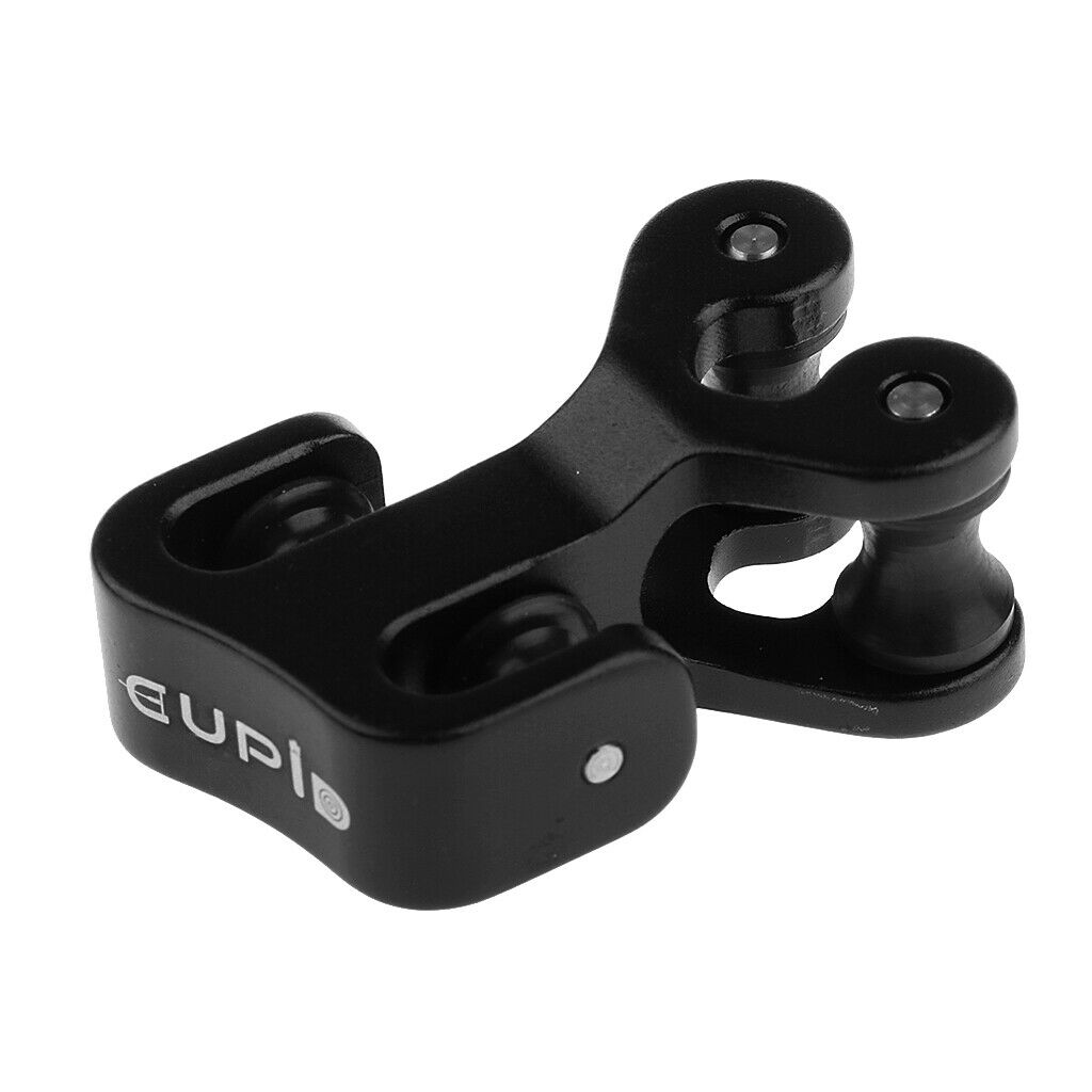 New Aluminum Pulley Cable Slide for 3/8" Cable Bar Compound Bow Hunting  Black