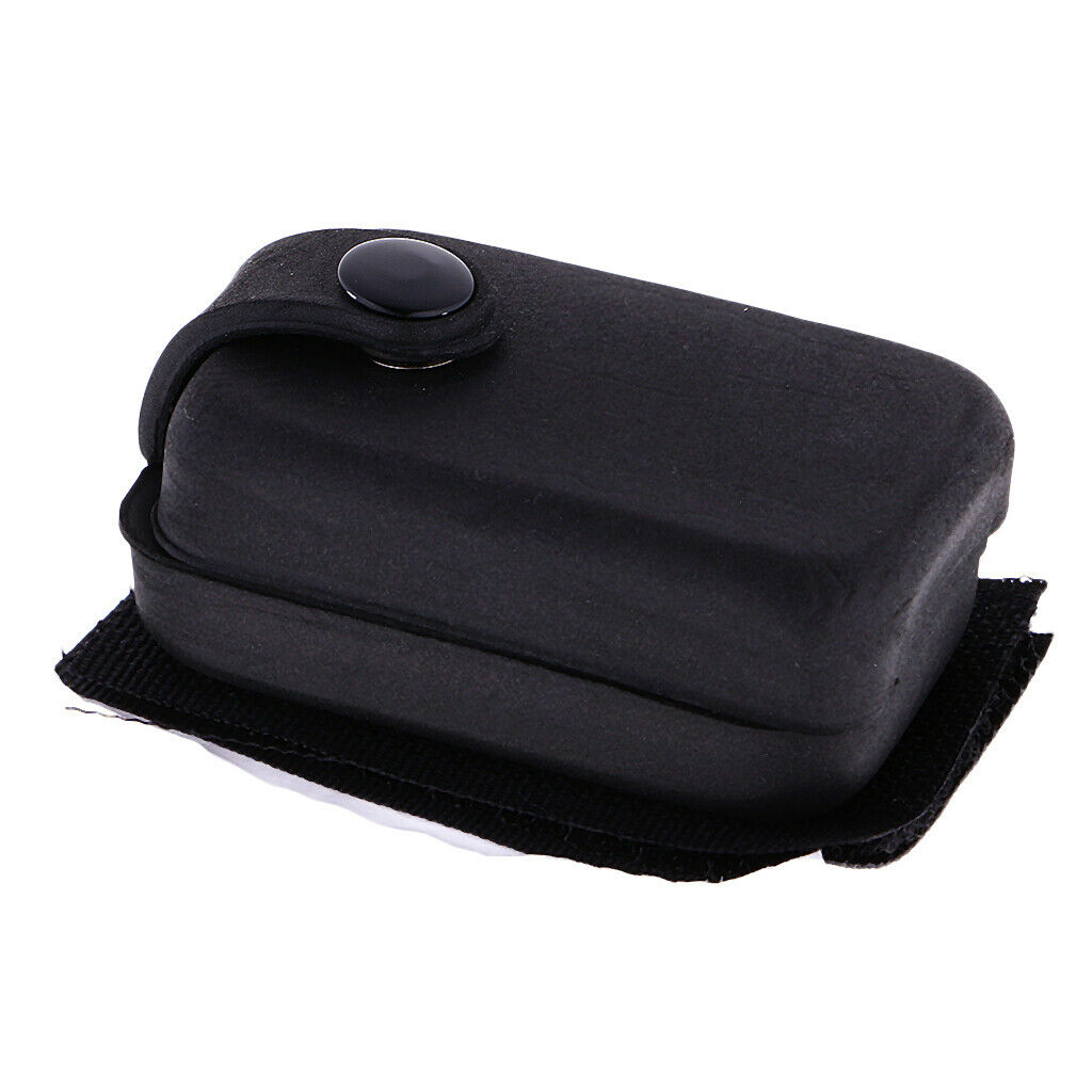 Musical Instrument Bass Battery Cover Hold Bag Box 9V PU For Electric Guitar
